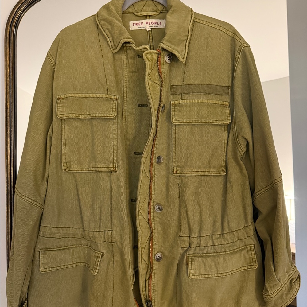 Free People Olive Green Jacket